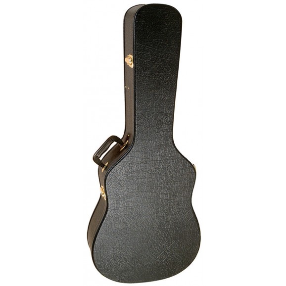 On Stage Acoustic Guitar Case in Black