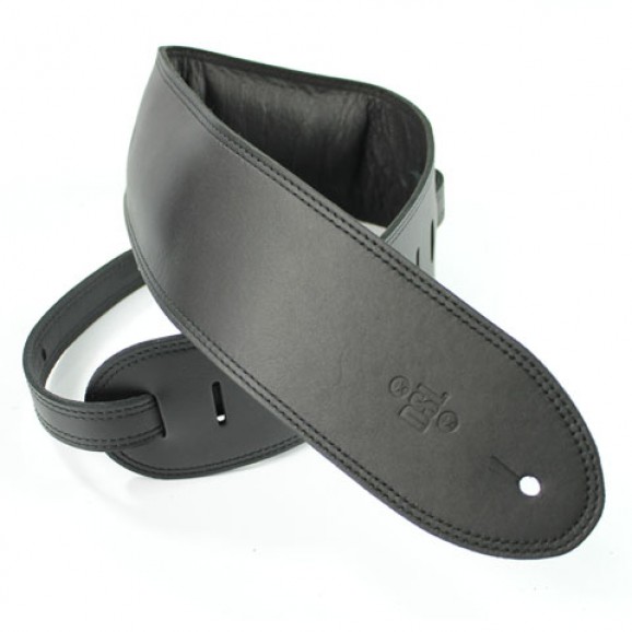 DSL Straps - GEG35-15-1 3.5" Padded Garment Black/Black Guitar Strap