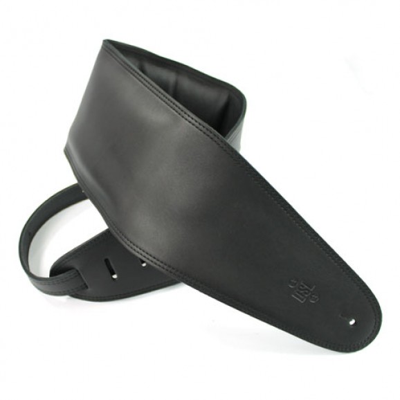 DSL Straps - GEG50-15-1 5.0" Padded Garment Black/Black Guitar Strap