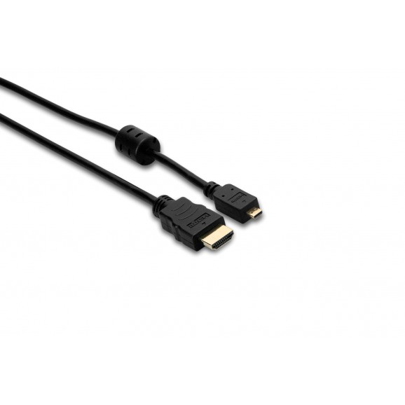 Hosa - HDMM-410 - High Speed HDMI Cable with Ethernet, HDMI to HDMI Micro, 10 ft