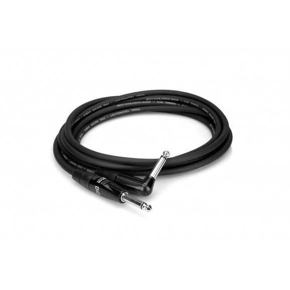 Hosa - HGTR-005R - Pro Guitar Cable, REAN Straight to Right-angle, 5 ft