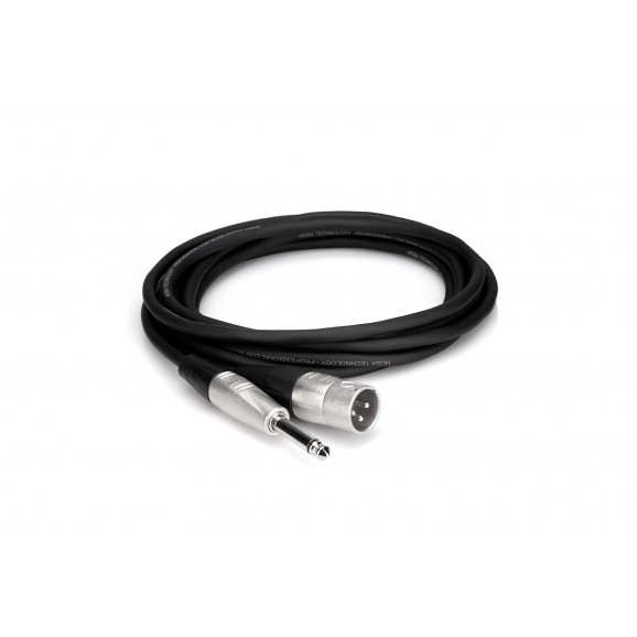 Hosa - HPX-020 - Pro Unbalanced Interconnect, REAN 1/4 in TS to XLR3M, 20 ft