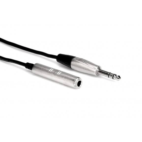 Hosa - HXSS-005 - Pro Headphone Extension Cable, REAN 1/4 in TRS to 1/4 in TRS, 5 ft