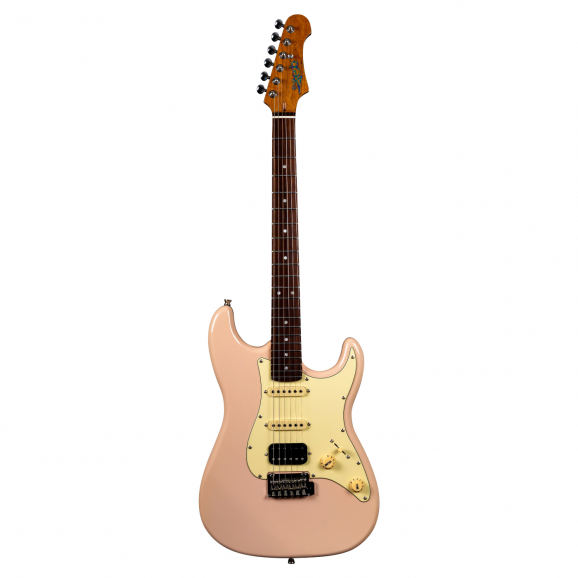 Jet JS-400 Electric Guitar Pink Rosewood Neck HSS