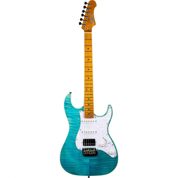 Jet JS-450 HSS Electric Guitar with Maple Fretboard – Ocean Blue