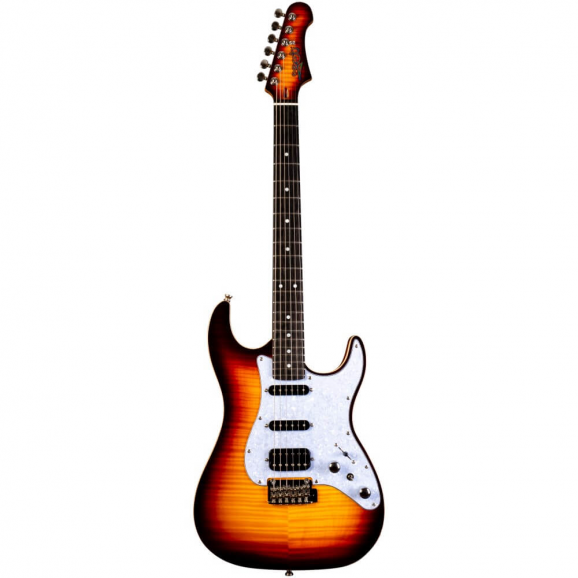 Jet JS-600 HSS Electric Guitar with Ebony Fretboard – Sunburst