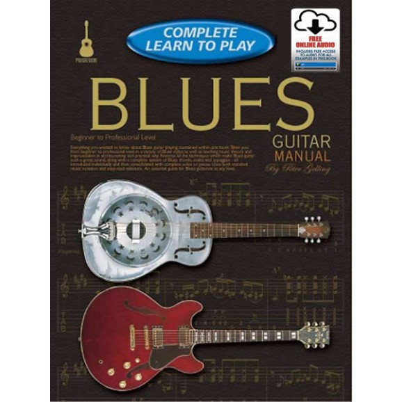 Progressive Complete Learn To Play Blues Guitar Book/Online Audio