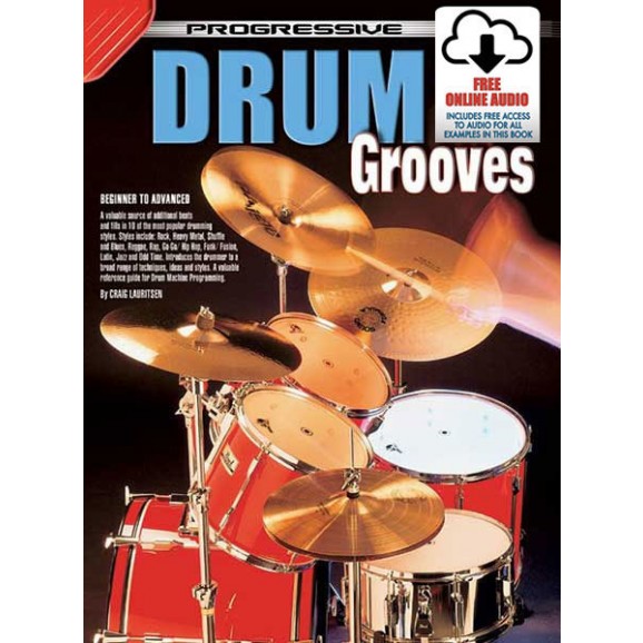 Progressive Drum Grooves Book/Online Video & Audio