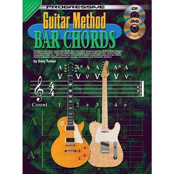 Progressive Guitar Method Bar Chords Book/CD/DVD