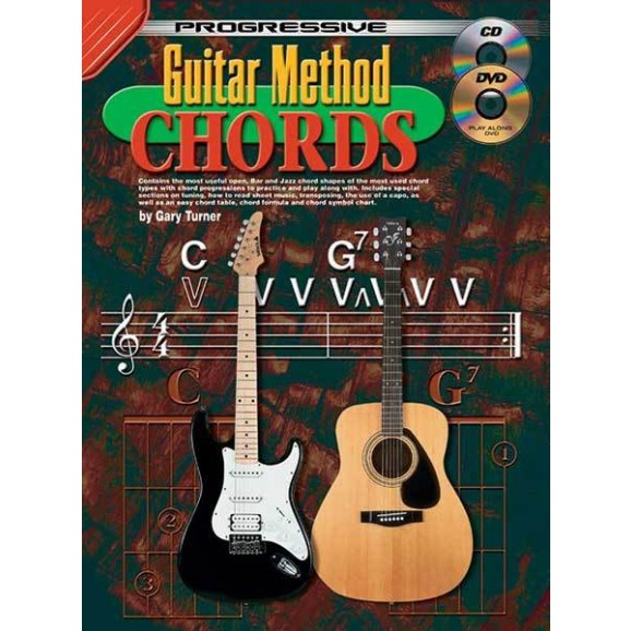 Progressive Guitar Method Chords Small Book/DVD