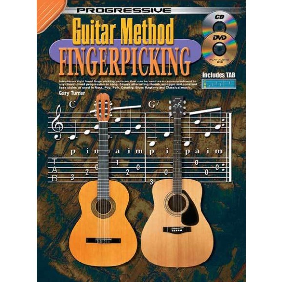 Progressive Guitar Method Fingerpicking Book/CD/DVD