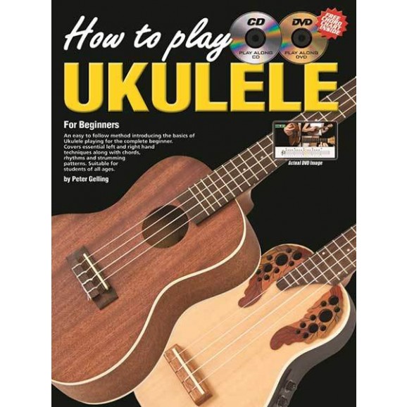 Progressive How To Play Ukulele Book/CD/DVD