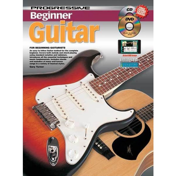 Progressive Beginner Guitar Book/CD/DVD