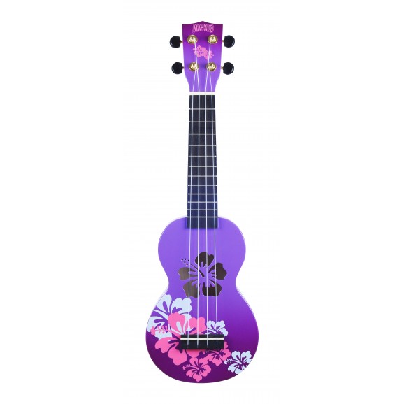 Mahalo MD1HBPPB - Soprano Ukulele - Hibiscus - Purple Burst