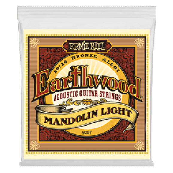 Ernie Ball Earthwood Mandolin Light Loop End 80/20 Bronze Acoustic Guitar String, 9-34 Gauge