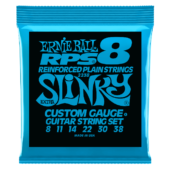 Ernie Ball - Extra Slinky RPS Nickel Wound Electric Guitar Strings 8-38 Gauge