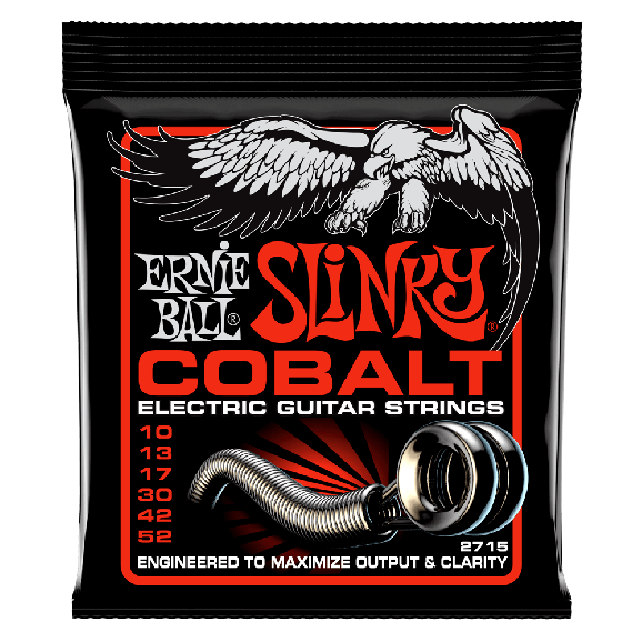 Ernie Ball - Skinny Top Heavy Bottom Slinky Cobalt Electric Guitar Strings 10-52 Gauge