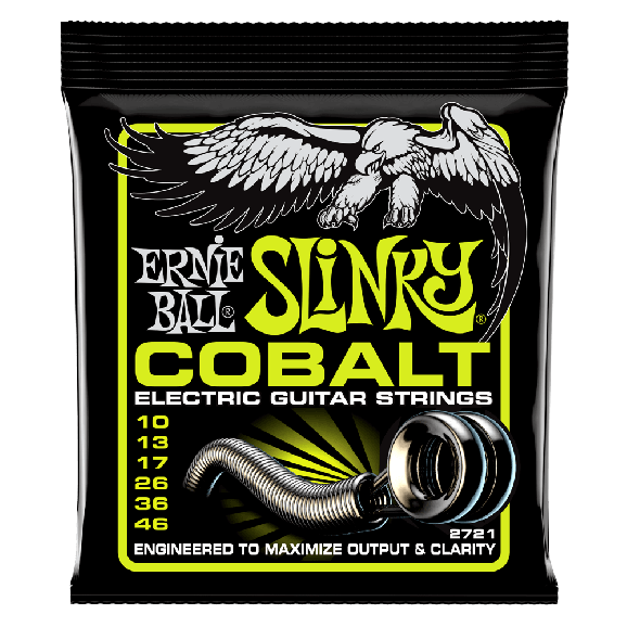 Ernie Ball - Regular Slinky Cobalt Electric Guitar Strings 10-46 Gauge