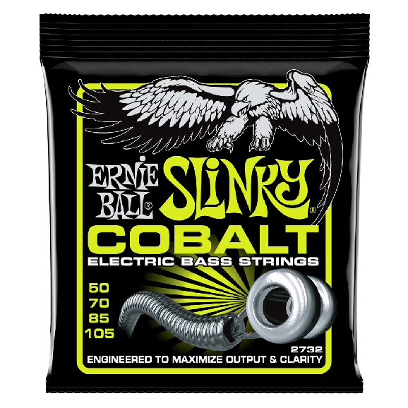 Ernie Ball - Regular Slinky Cobalt Electric Bass Strings 50-105 Gauge