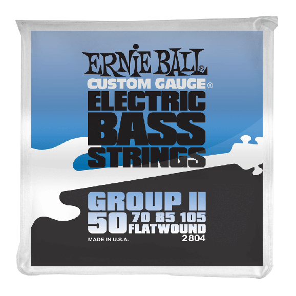 Ernie Ball - Flatwound Group II Electric Bass Strings 50-105 Gauge