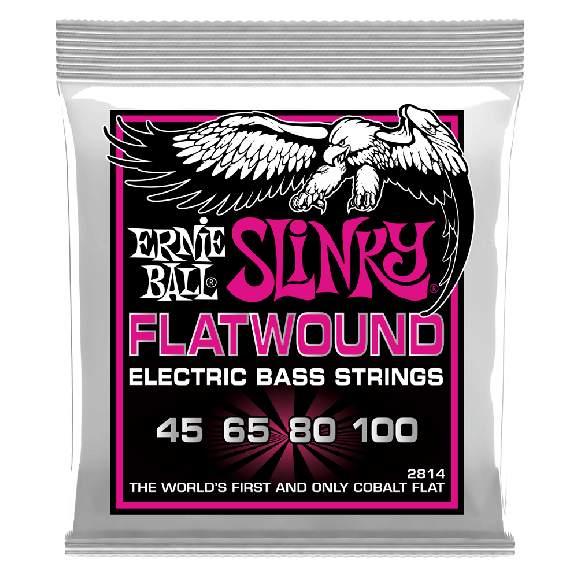 Ernie Ball - Super Slinky Flatwound Electric Bass Strings 45-100 Gauge