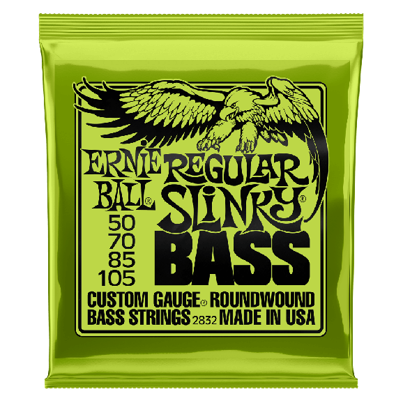 Ernie Ball - Regular Slinky Nickel Wound Electric Bass Strings 50-105 Gauge