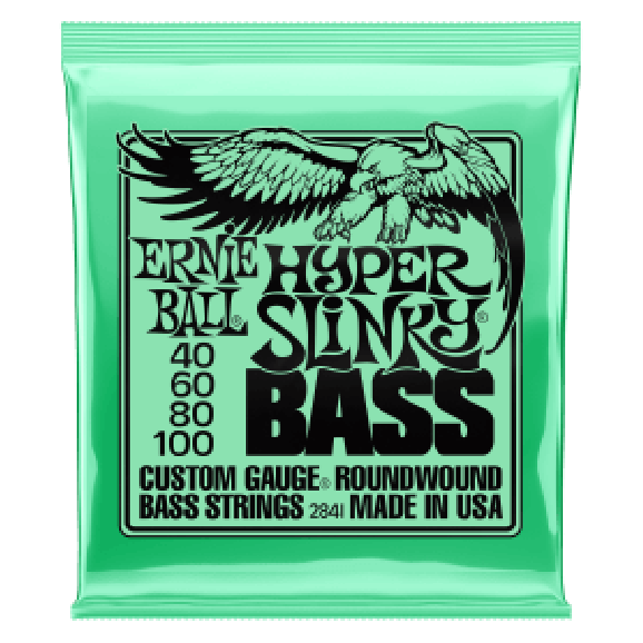 Hyper Slinky Bass Nickel Wound Electric Bass Strings 40 - 100 Gauge