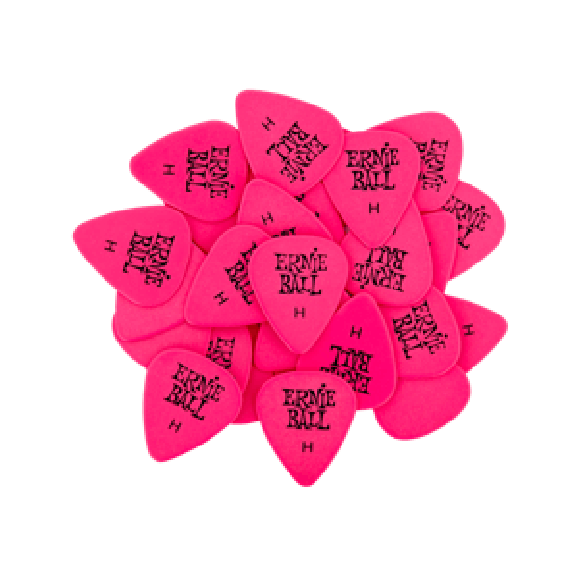 Heavy Pink Cellulose Picks, bag of 144  