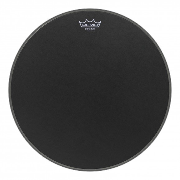Remo 18" Black Suede Powerstroke P3 Front Resonant Bass Drumhead