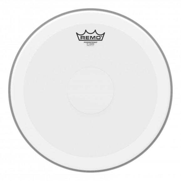 Remo - Powerstroke P4 Coated Drumhead - Top Clear Dot, 14" Coated White 