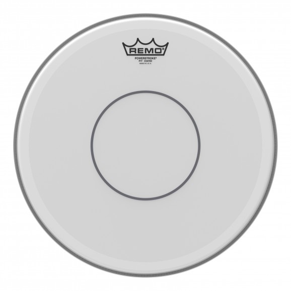 Remo 14" White Coated Powerstroke P77 Clear Dot Snare Batter Drumhead