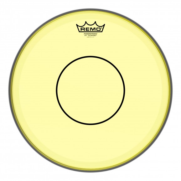 Remo 13" Colortone Yellow Powerstroke P77 Snare Batter Drumhead