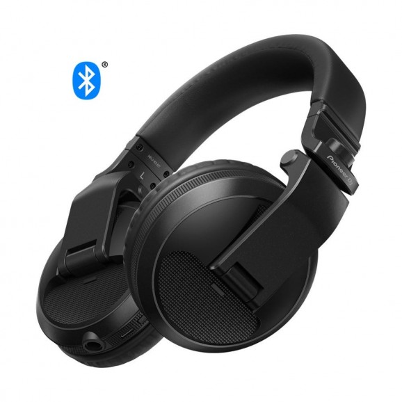 Pioneer DJ HDJ-X5BT Black; Over-ear DJ headphones with Bluetooth