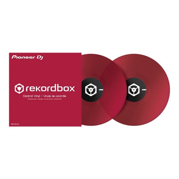 Pioneer DJ Control Vinyl Rekordbox Control Vinyl; Clear Red