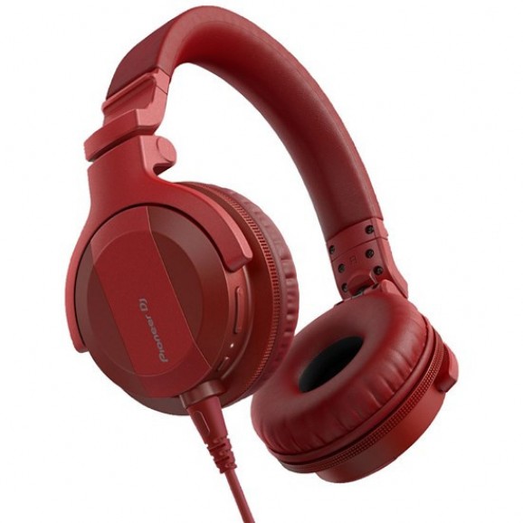 Pioneer DJ HDJ-CUE1BT Bluetooth Headphones, Red 