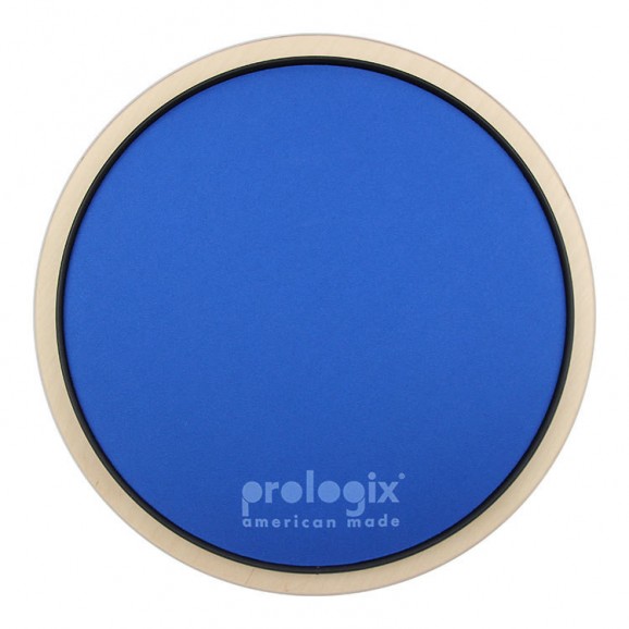 Pro Logix 12" Blue Lightning Practice Pad with Rim - Heavy Resistance