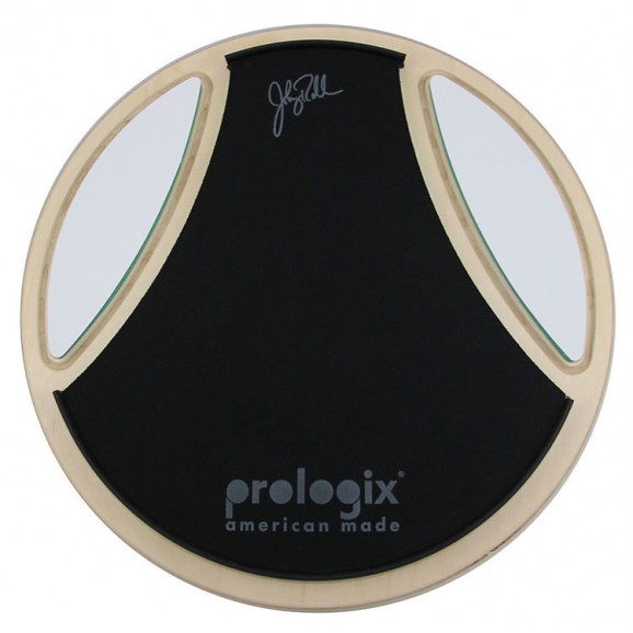 Pro Logix "Ostinato" Signature Johnny Rabb 12" Practice Pad with Rim, Side Ostinato Pads & Resistance Insert