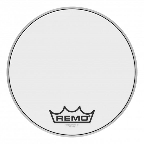 Remo 16" 1 ply 10ml Powermax Crimplock Marching Bass Drumhead