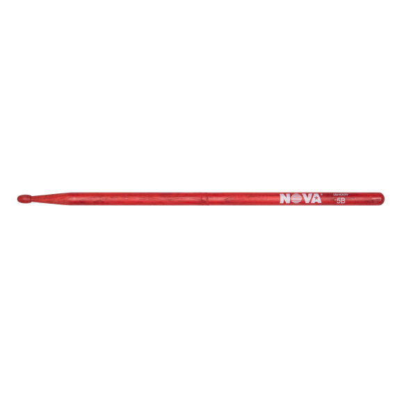 Vic Firth - 5B in red with NOVA imprint Drumsticks