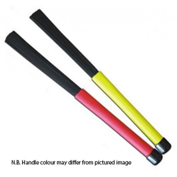 Percussion Plus Nylon Drum Brushes with Rubber Handle