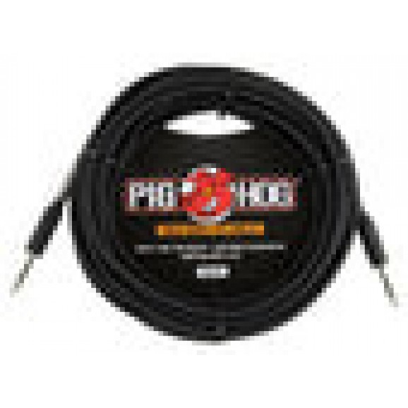 Pig Hog Vintage Series “Black Woven” TRS Cable, 25 ft