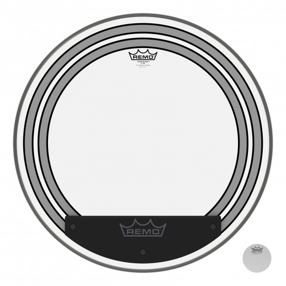 Remo 22" Clear Powersonic Bass Drumhead
