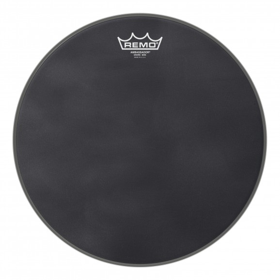 Remo 14" Ambassador Black Suede Snare Side Drumhead