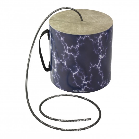 Remo Spring Thunder Drum Stormy Graphic, 6" Stormy Purple 