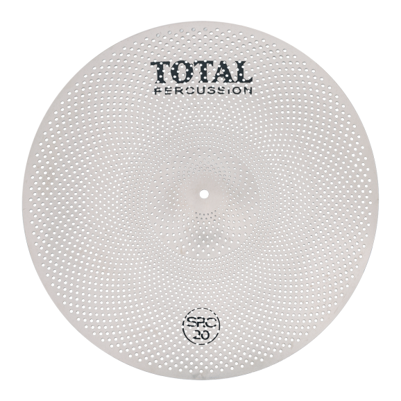 Total Percussion SRC20 20" Sound Reduction Ride Cymbal. Silver