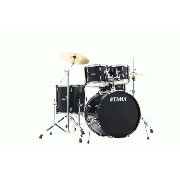 TAMA ST52H5C  Stagestar 5-Piece Complete Kit With 22" Bass Drum - BLACK NIGHT SPARKLE