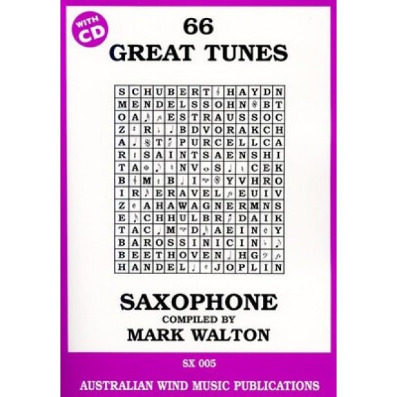 66 Great Tunes Tenor Sax Bk/Cd