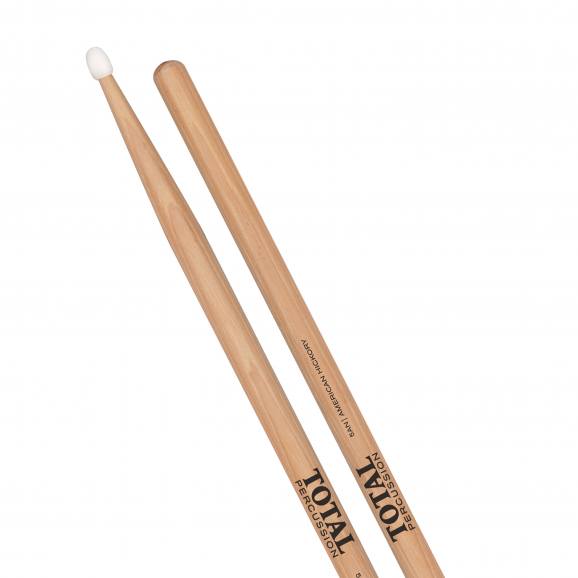 Total Percussion 5AN Natural Nylon Tip Drum Sticks