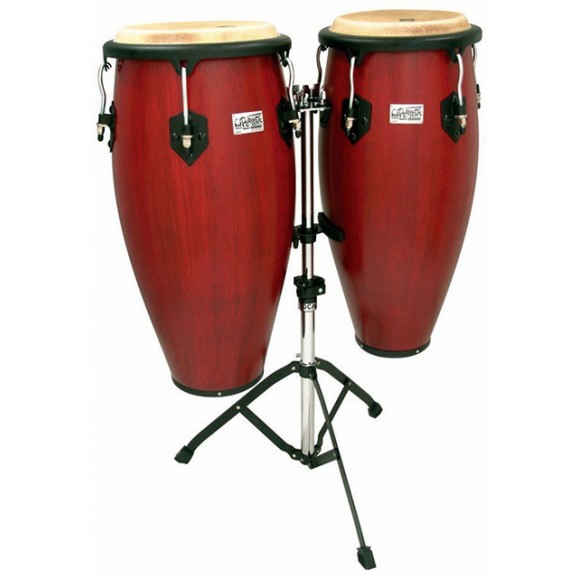 Toca 11 & 11"-3/4" Players Series Wooden Conga Set in Cherry