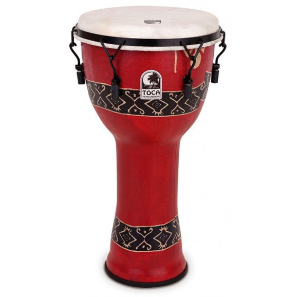 Toca Freestyle Series Mech Tuned Djembe 9" in Bali Red